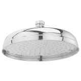 BC Designs Victrion Brushed Chrome 12" Round Shower Head Cut Out